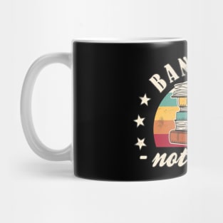 Banned Books Ban Guns Not Books Book Lover Mug